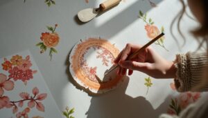 Recoller un papier peint détaché sur un mur