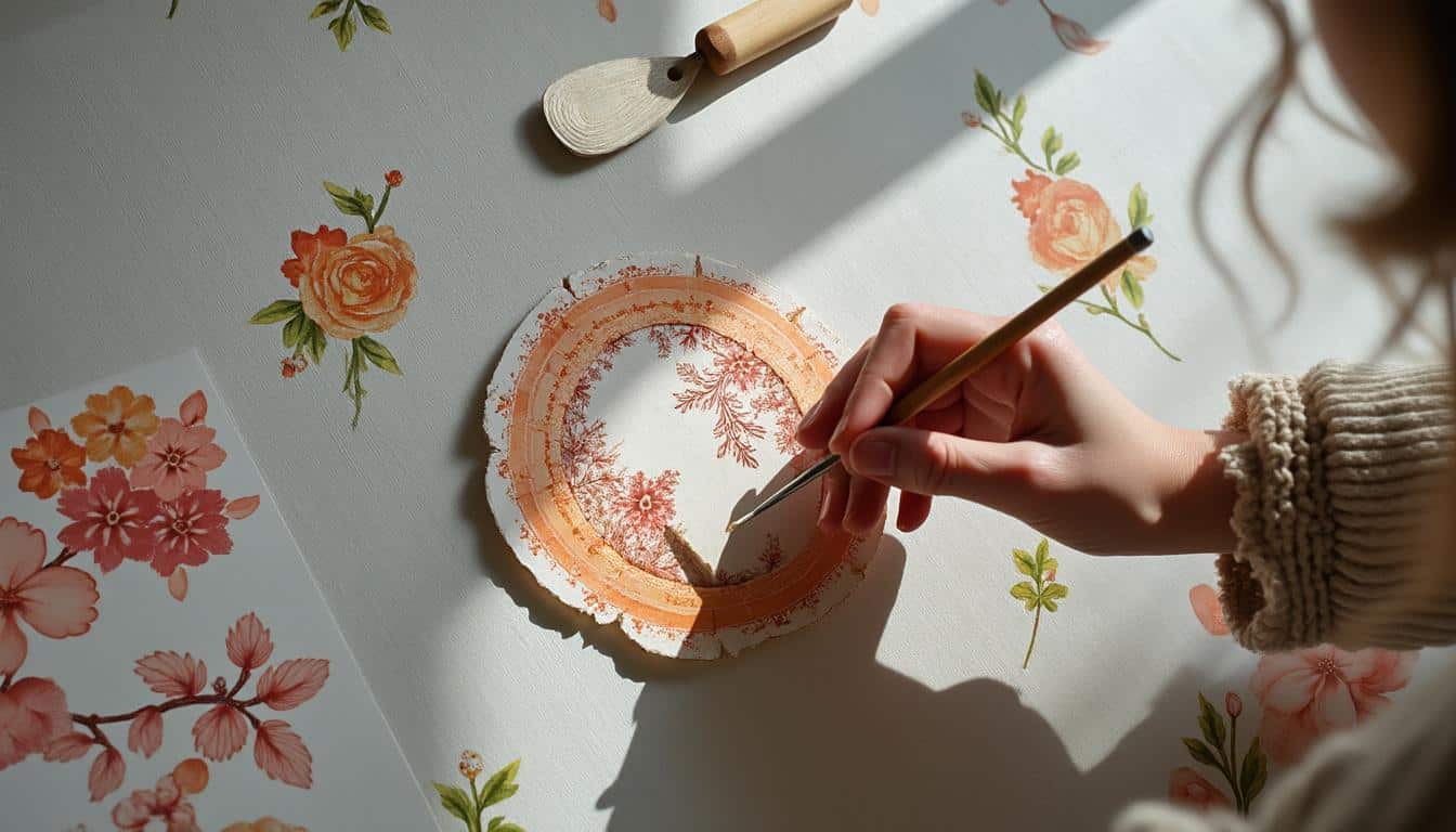 Recoller un papier peint détaché sur un mur