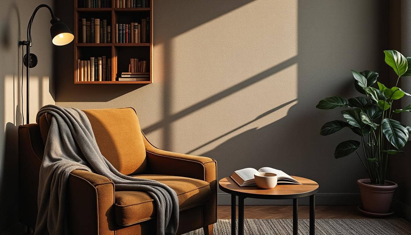 Astuces déco : installer une lampe murale dans un espace lecture