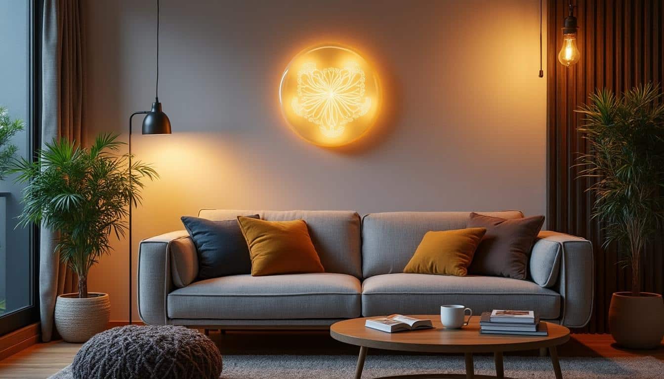 Comment intégrer une lampe murale pour créer une ambiance chaleureuse dans le salon