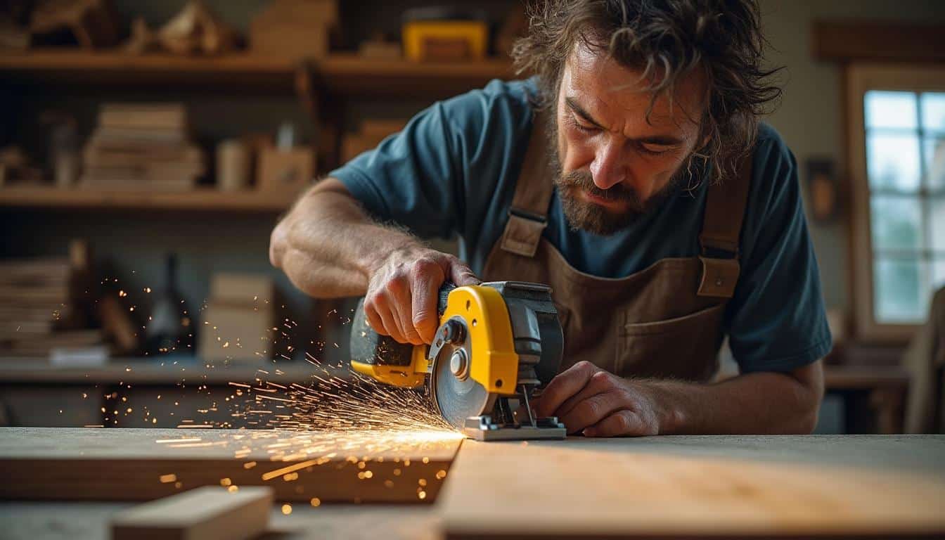 Illustration: Comment fonctionne une scie à ruban portative ?