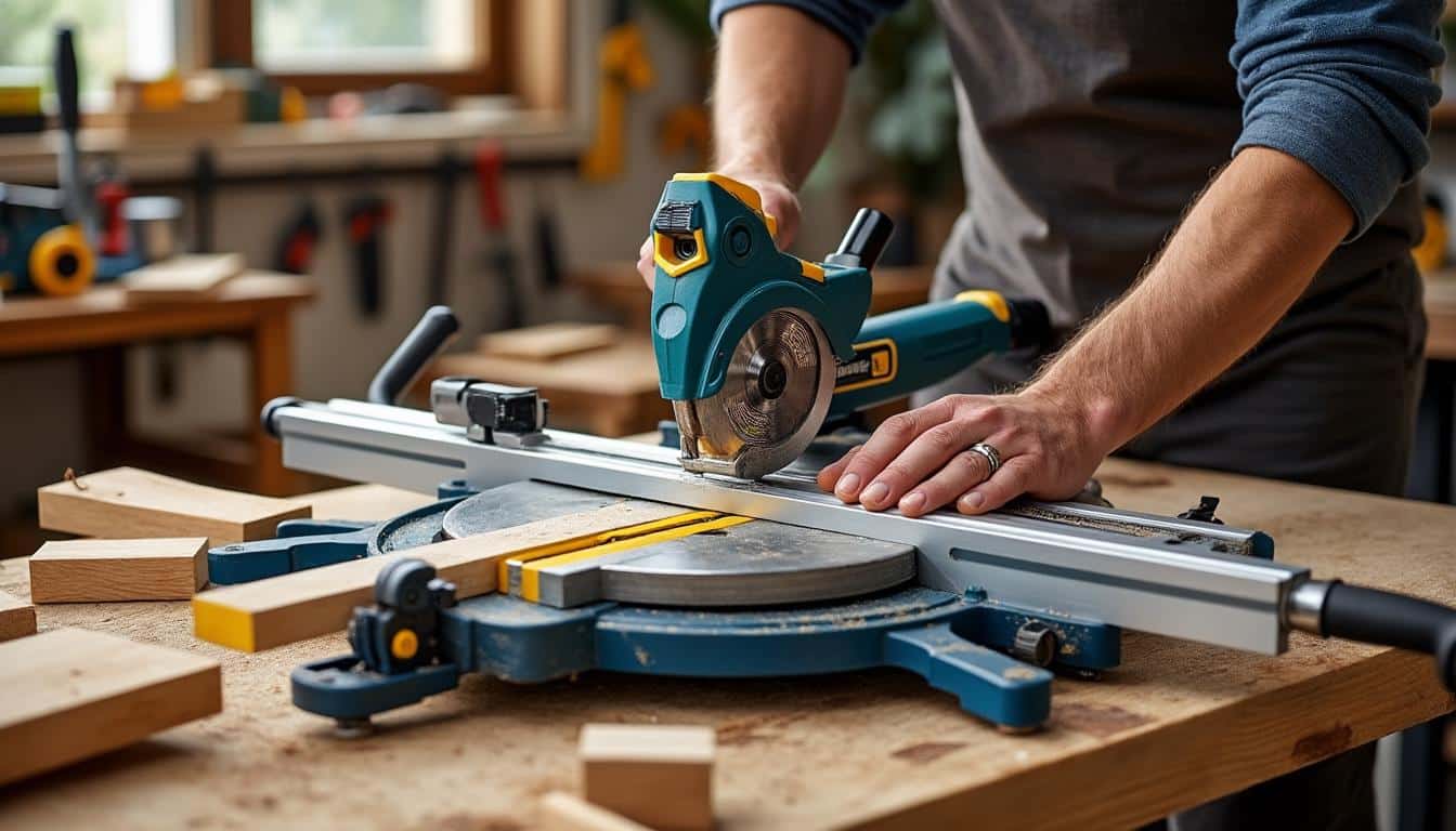 Illustration: Les caractéristiques techniques qui font la différence avec la scie plongeante Parkside performance