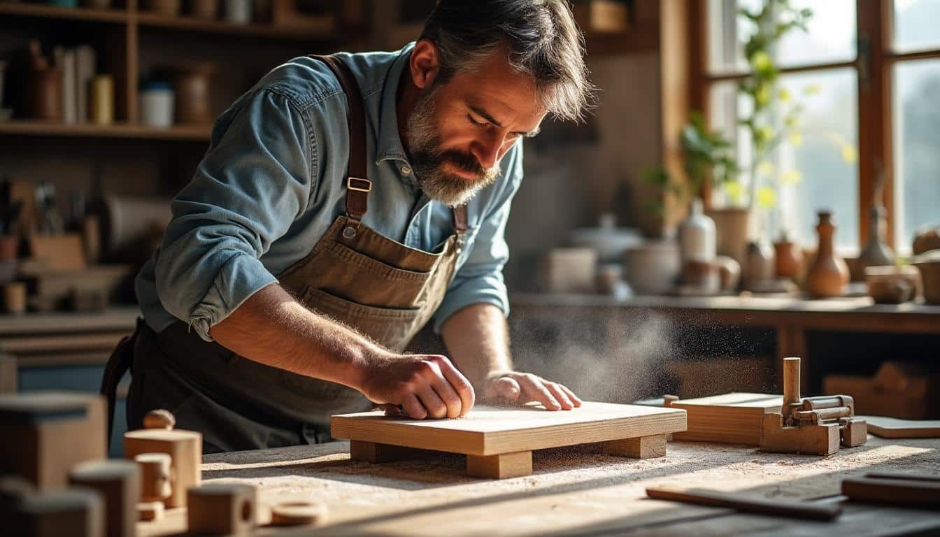 Chariot pour scie sur table : précision et sécurité optimisées