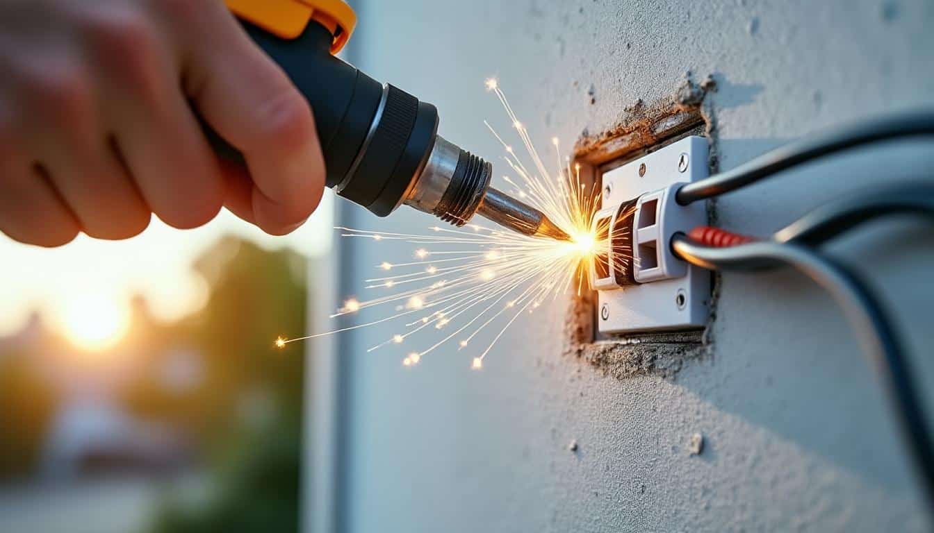 Illustration: Pourquoi choisir le bon diamètre de scie cloche pour l'installation de la prise électrique est essentiel