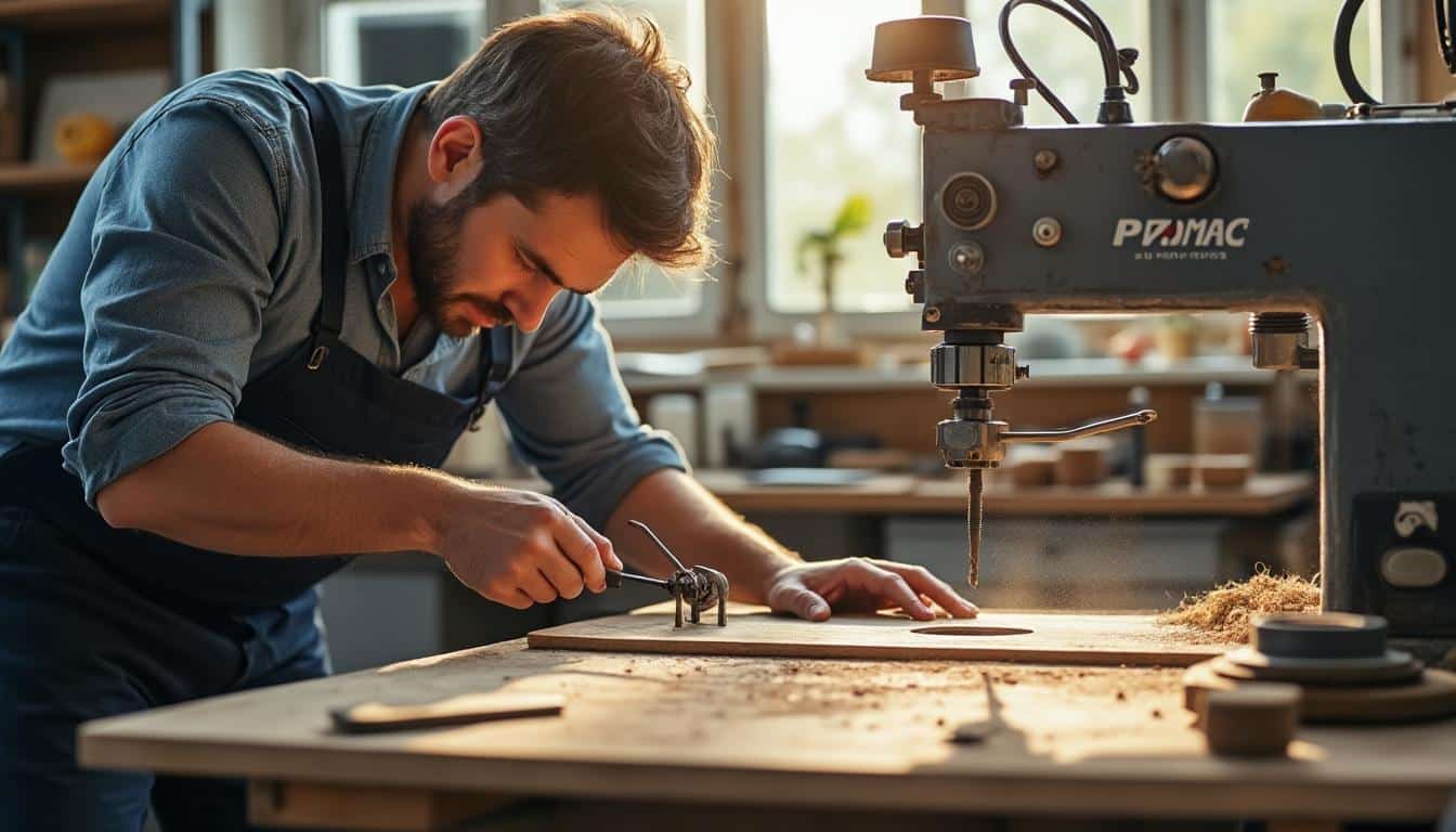 Illustration: Comment fonctionne la scie à ruban Promac : explications techniques détaillées