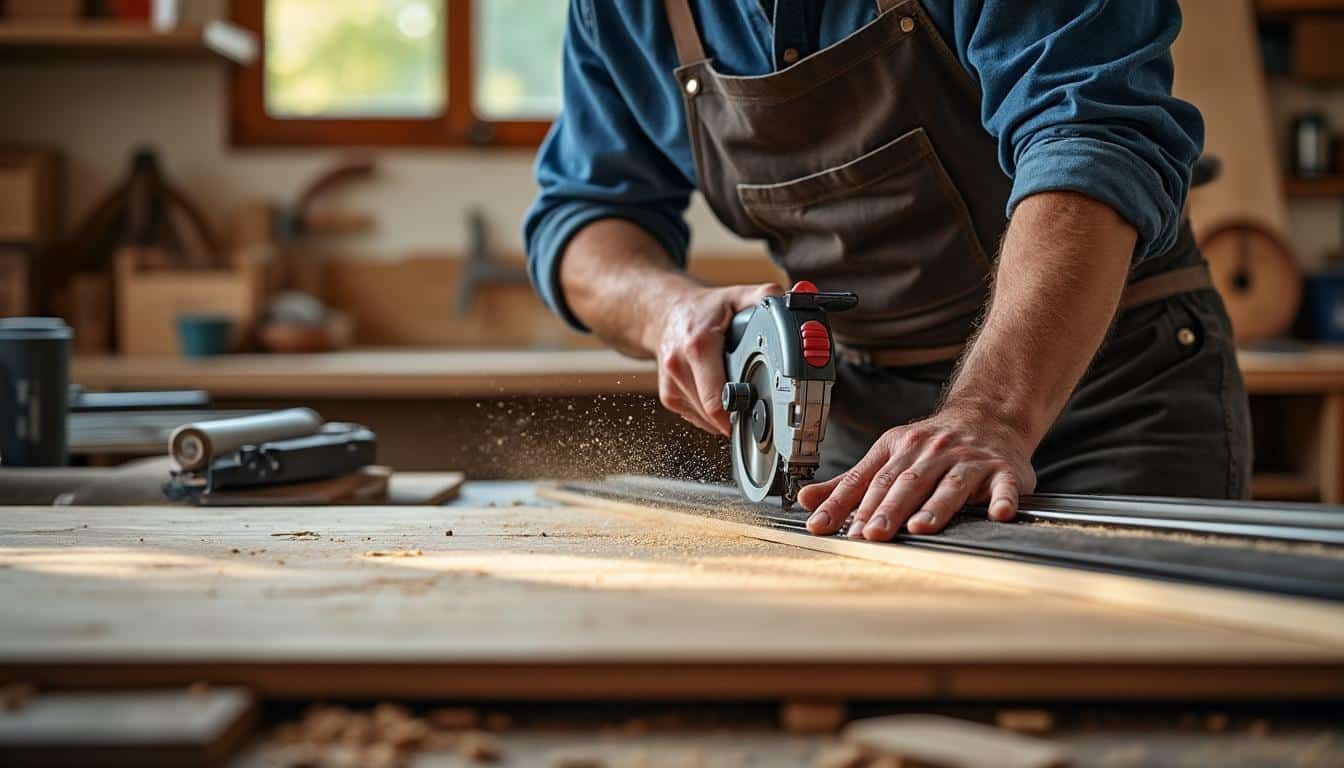 Illustration: Maîtriser l’utilisation et les variantes des scies circulaires avec rail