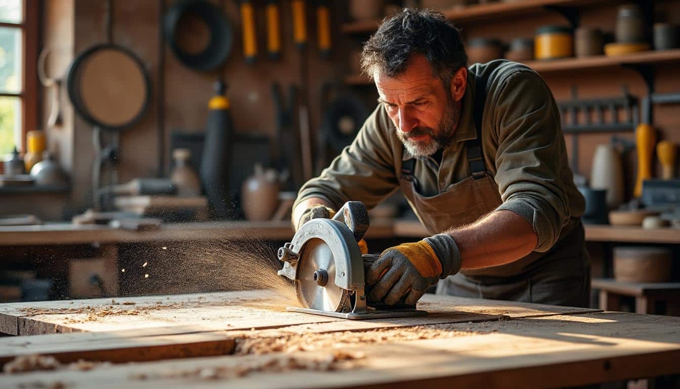 Scie circulaire Skilsaw : puissance et précision pour le bois