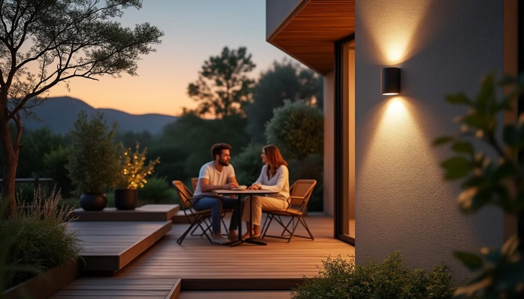 Applique murale extérieure moderne : design et éclairage performant