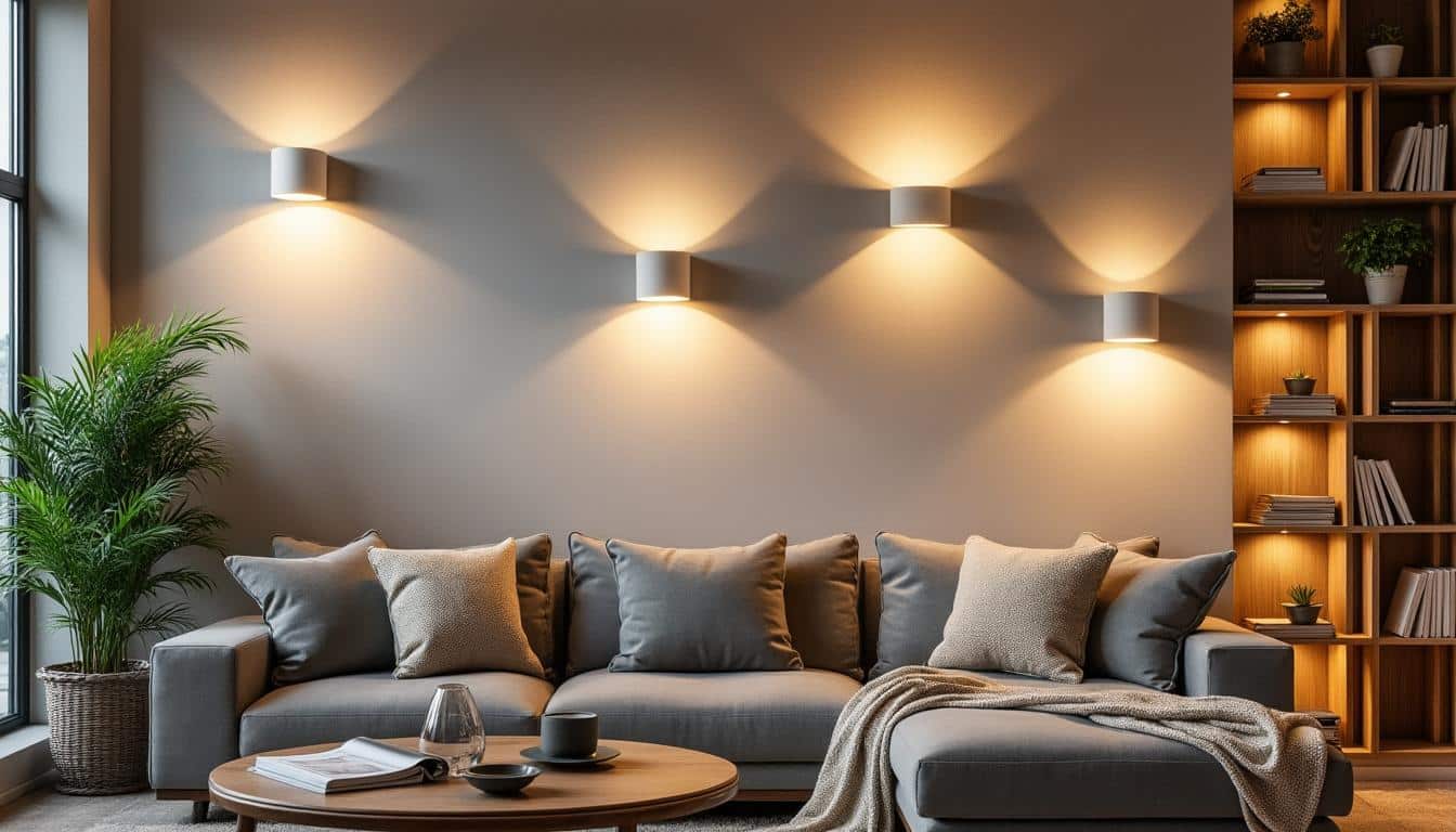 Illustration: Comprendre l’éclairage mural LED pour un intérieur lumineux et efficace