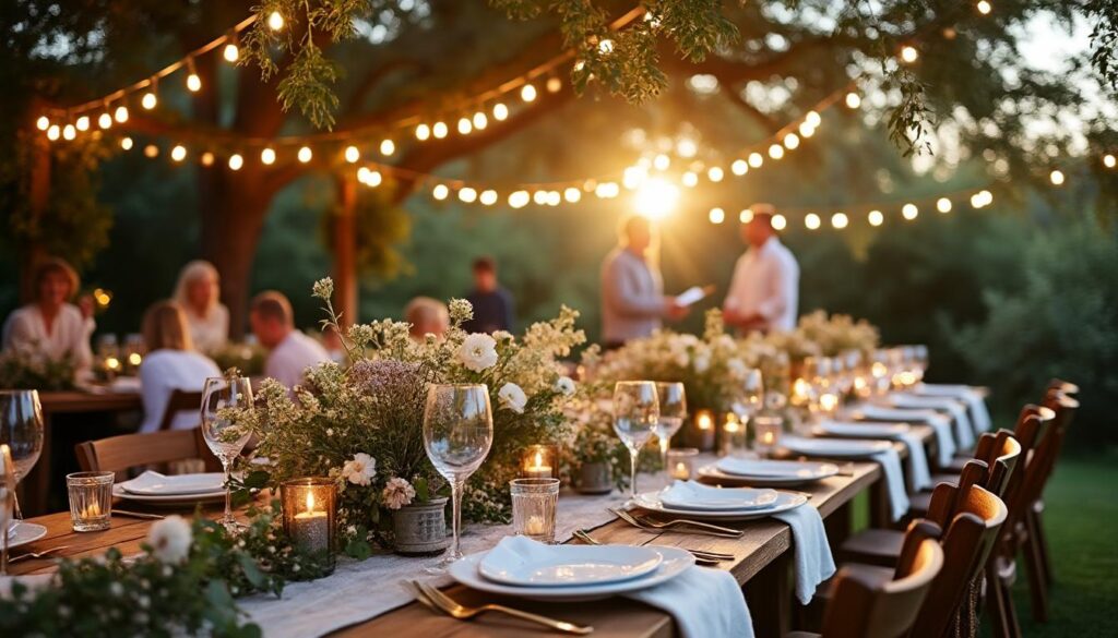 Décoration extérieure pour un mariage : idées et conseils pratiques