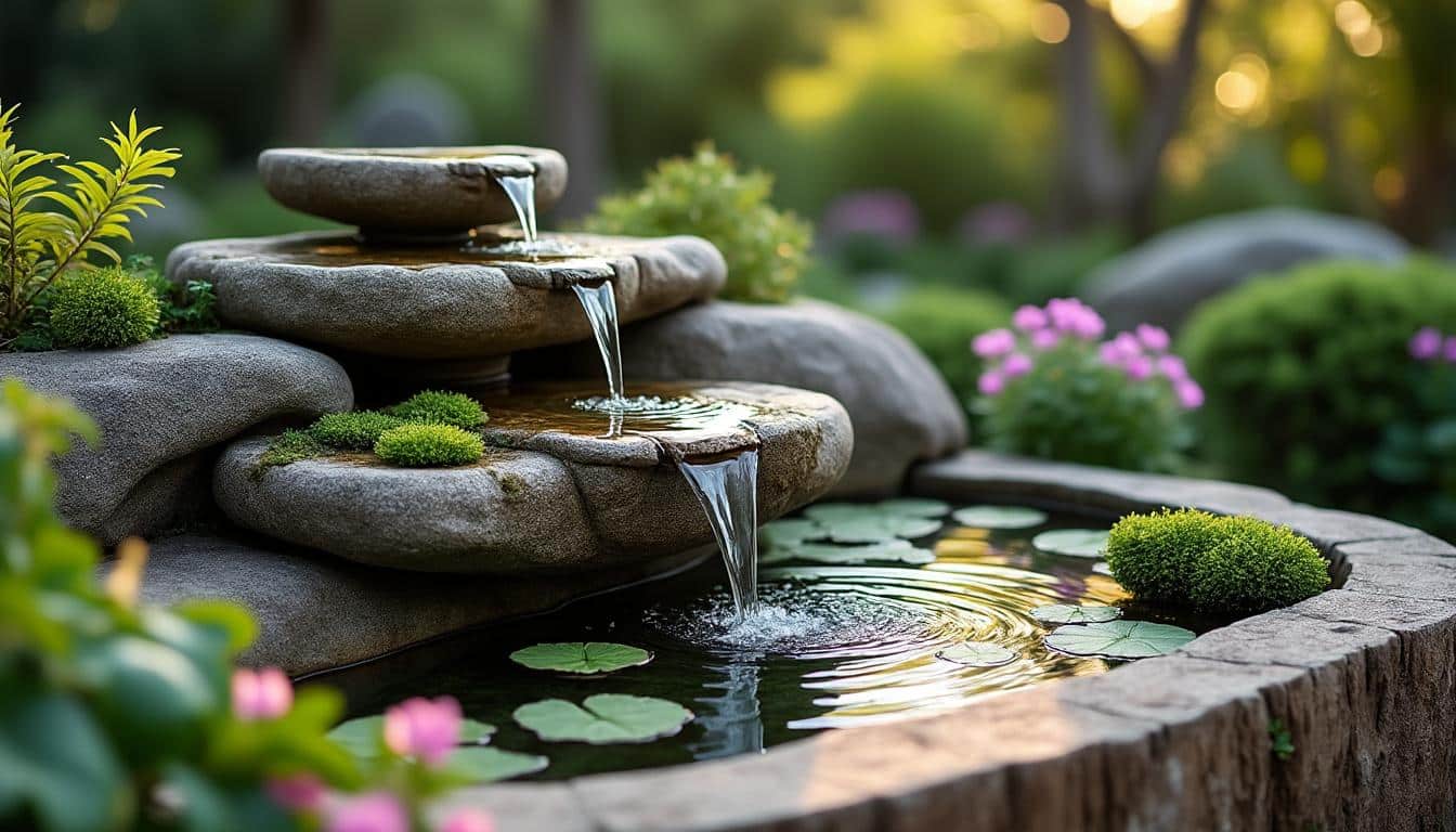 Fontaine décorative d’extérieur : guide complet pour un jardin zen