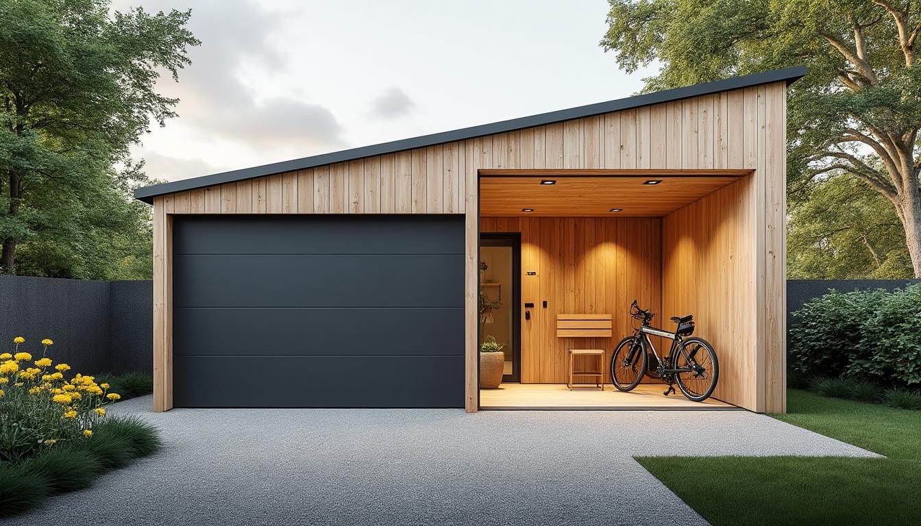 Illustration: Comprendre les caractéristiques d’un garage avec toiture à une pente