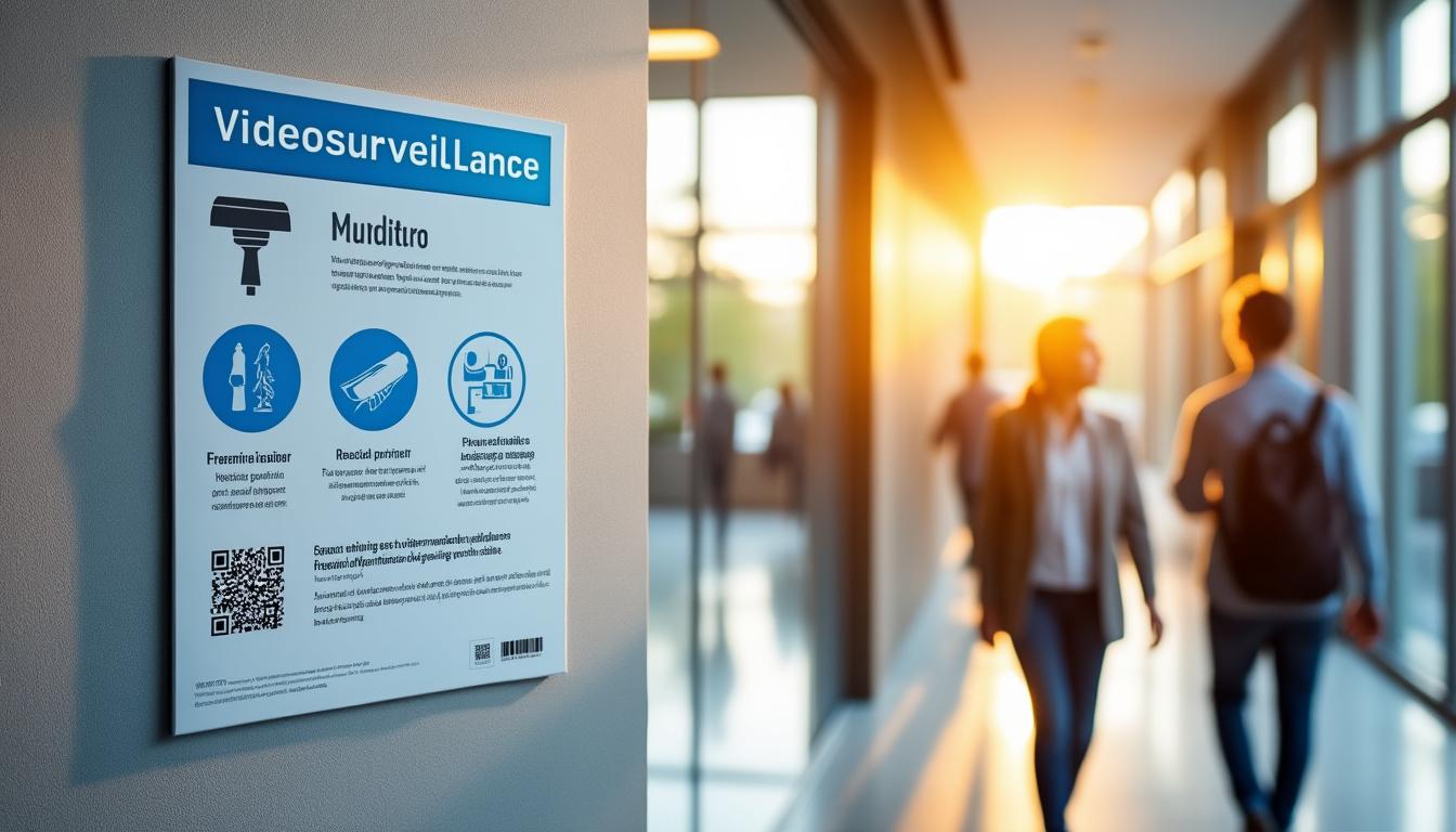 Illustration: Comprendre l’importance d’une affiche de vidéosurveillance conforme