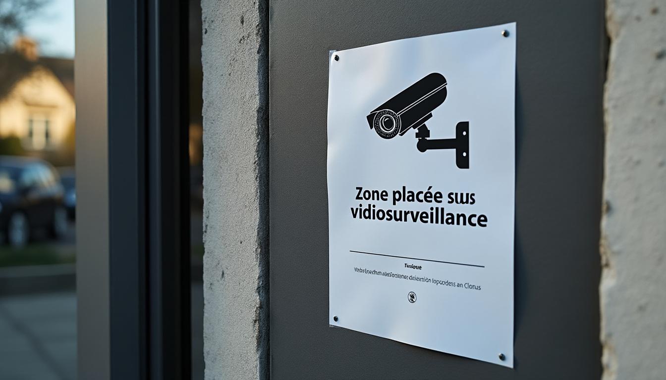 Modèle d’affiche de vidéosurveillance PDF : guide complet et conforme