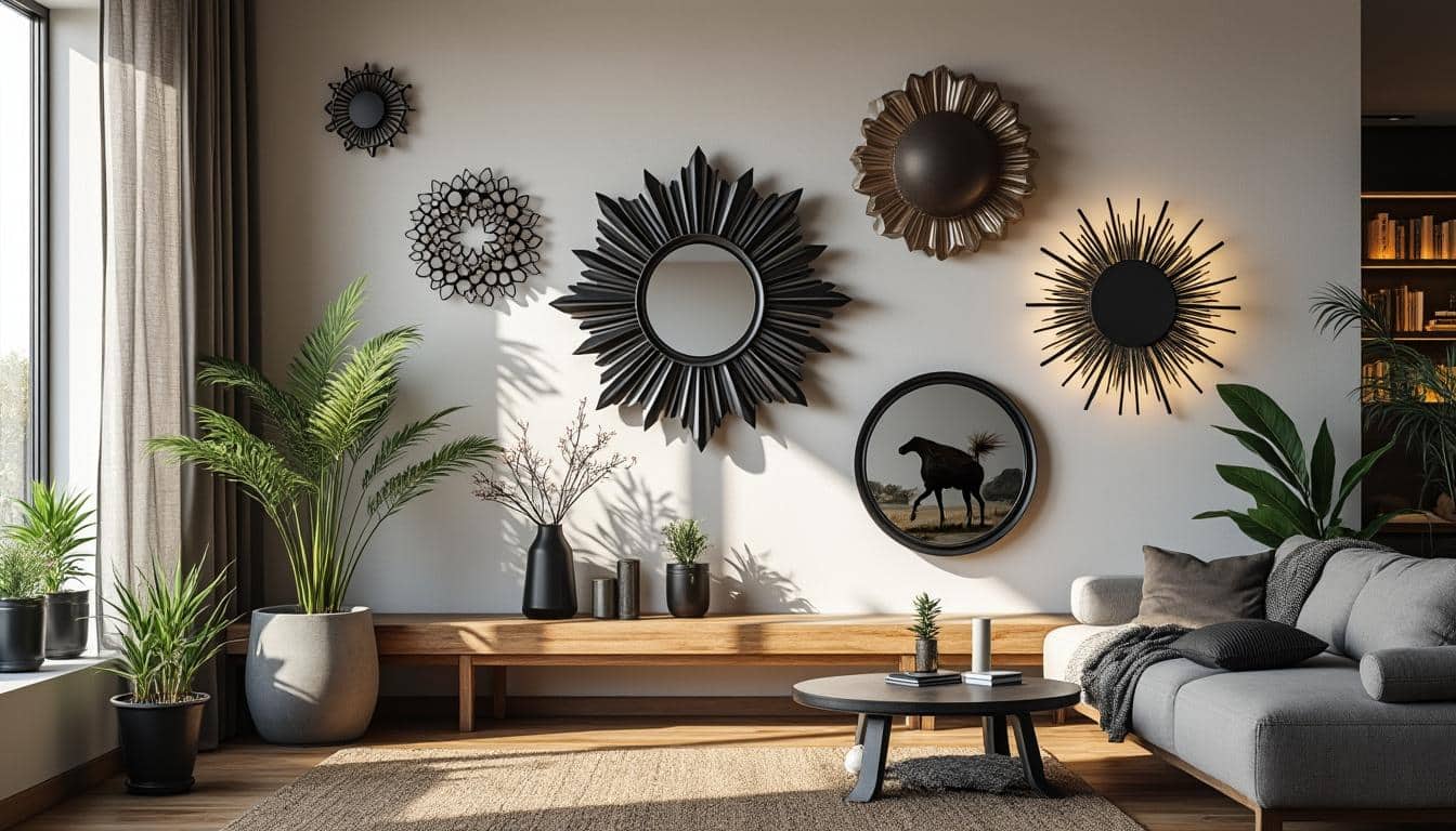 Illustration: Comprendre la décoration murale en métal noir : définition et atouts essentiels
