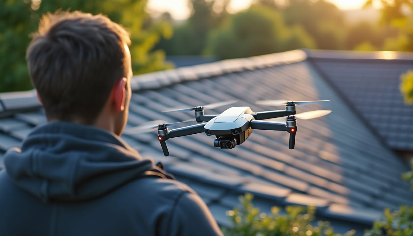 Drone pour nettoyage de toiture : prix, avantages et conseils