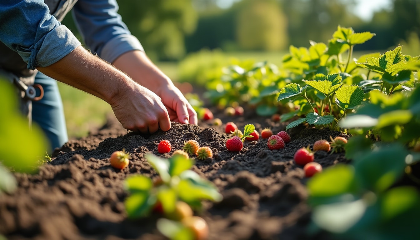Illustration: Pourquoi opter pour un engrais spécifique répondant aux besoins du fraisier ?