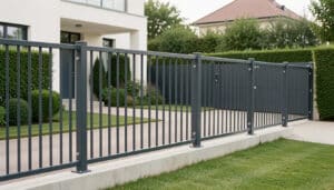 Clôture barreaudée : sécurité, design et durabilité